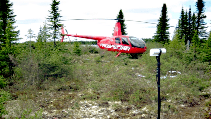 BMM Tango Project helicopter and base station geomagnetic survey Ontario Canada