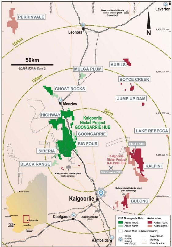 ARL Kalgoorlie Map