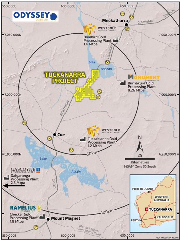 ODY Tuckanarra Map